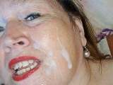 Cum on face