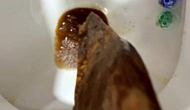 Wash Shitty Sock In Toilet