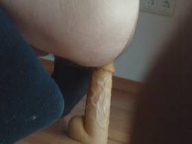 Ass fucked with rubber dildo without running 20X5