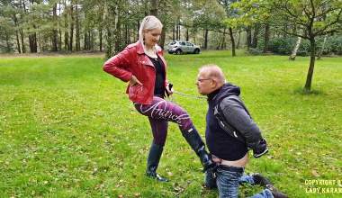 Ballbusting in freier Wildbahn