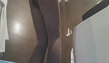 Blonde Strumpfhosen Kleid