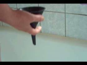 pissing in the hopper