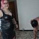 Slave dog is dominated: CBT, ballbusting