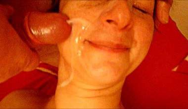 Steffi ins Gesicht gesprizt