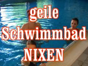 geile Schwimmbad-Nixen