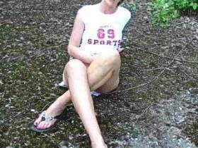 bepisste pussy outdoor