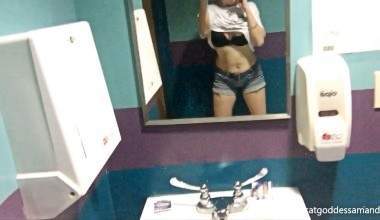 Horny Library Bathroom Break