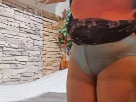 Went out wearing rubber pants and a diaper!