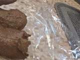 Dicke braune Wurst