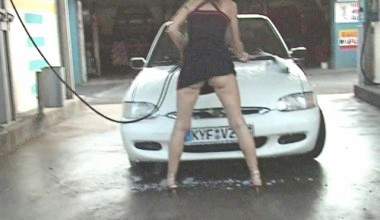 In der Autowaschanlage