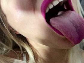 Wet Tongue Of Spit