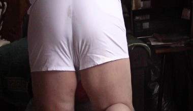 Sexy Messy Weiße Shorts