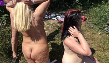Public BlowJob Event am See, für jederman(n), mit Harley und Rosella! Teil 4