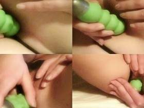 MY FIRST ANAL DILDO
