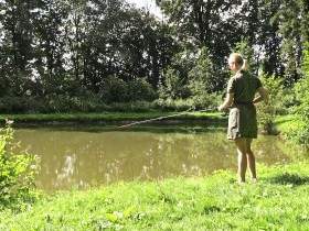 Angler does it herself