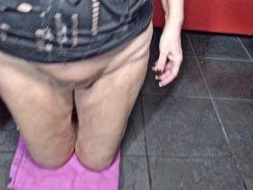66 strangers used me dirty in a porn theater! Part 15