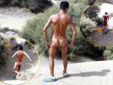 Latino Boy Naked in the dunes