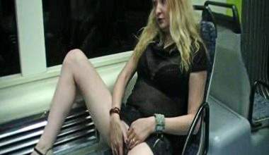 In der Straßenbahn war es mir so langweilig