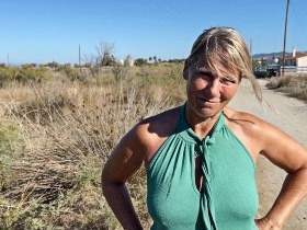 I let myself get splashed on the beach.