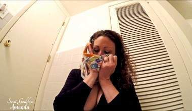 Wiping My Dirty Ass With Colorful Panty