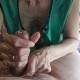 Handjob in Green Apron