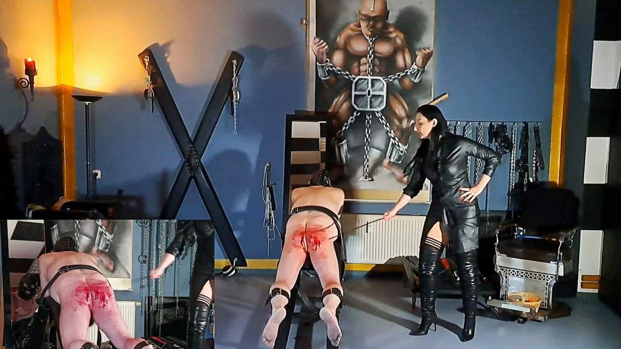 MistressLuciana - Hard caning punishment