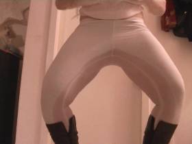 Piss white leggings a fully