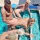 3 dauerfeuchte Muschis am Hotelpool! Waterboarding mal anders! Teil 4