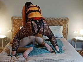 Fucking with my XXL Strapon