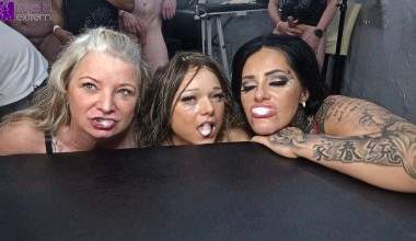 Die GangBang-Fotzen! Fünf Gangbang-Schlampen werden mit Sperma vollgepumpt! Kapitel 6