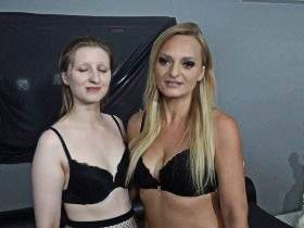 Creampie Bitch Lina Mila and Friend Arina Wolf Blow Bang Extreme