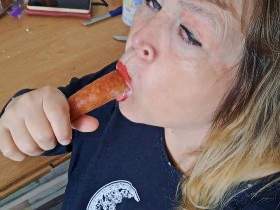 anal meat sausage - horny in the morning