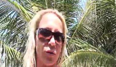 Gefickt & Vollgespritzt vom Security am Strand