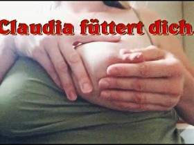 Maul auf, Claudia füttert dich