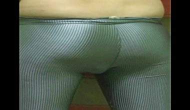 Silber Strumpfhosen Messy