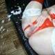 Overknee Latex Milf ist Piss  und Orgasmus geil!