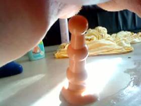 dildo play alone at home