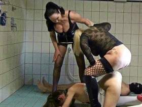 Teen slave farts a piss enema into a slave's mouth! Full Movie