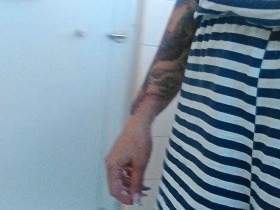 Pissing on the campsite toilet