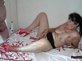 After the amazing fuck with him, I shamelessly satisfied myself in front of him.