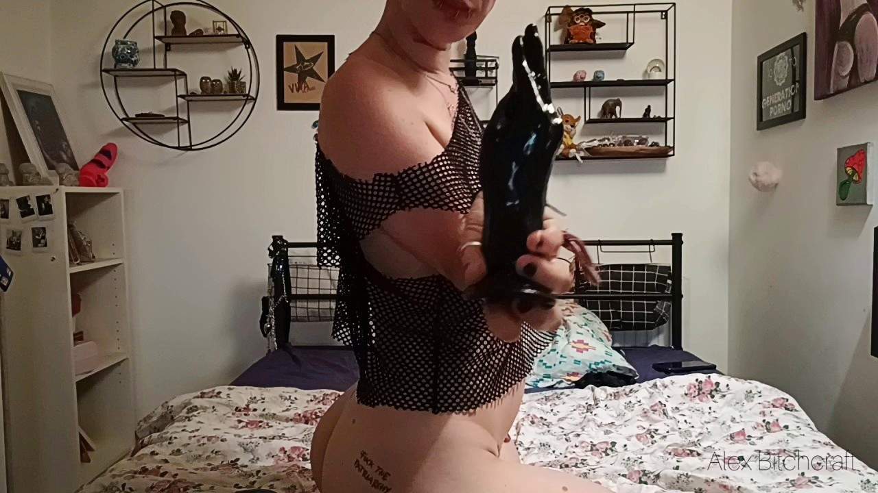 Alex_Bitchcraft - Custom video with worn panties and hand - dildo