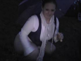 Vorschaubild vom Privatporno mit dem Titel "Pissen Outdoor aufn Rastplatz" von sexyvenushuegel