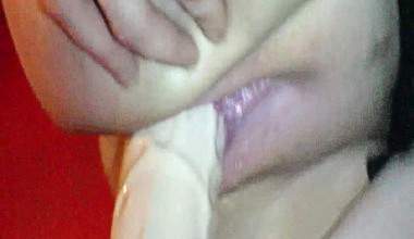 Anja´s Mega-Dildo Fick   