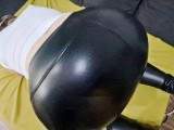 leather leggings ass spanking