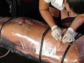 Vorschaubild vom Privatporno mit dem Titel "CBT in Folie Teil 2" von SMBoy