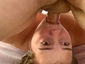 Nice deep in the mouth fucked with cumshot in the face