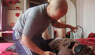 Missbraucht beim Training 