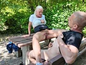 Public AO-Fremdfick mit Creampie auf einem Rastplatz! Teil 3