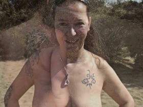 Naked and horny in the dunes of Maspalomas