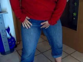 piss in jeans